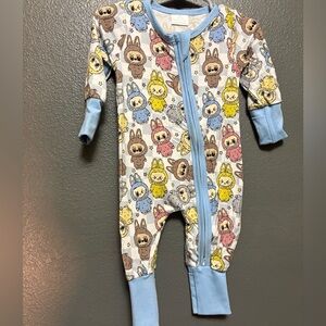 Bamboo labubu Print Kids pjs